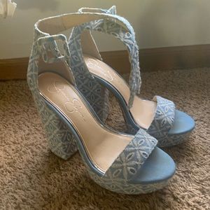 Jessica Simpson block heel